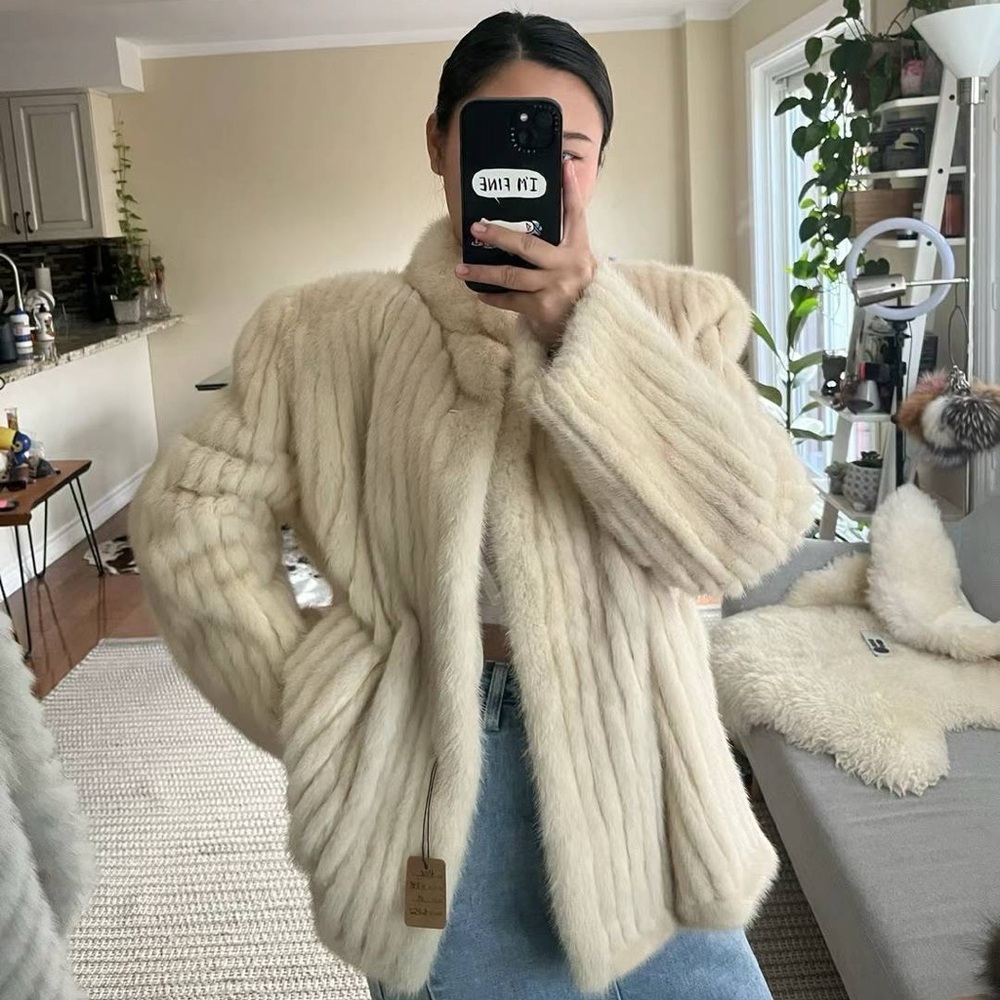 Vintage real fur jacket